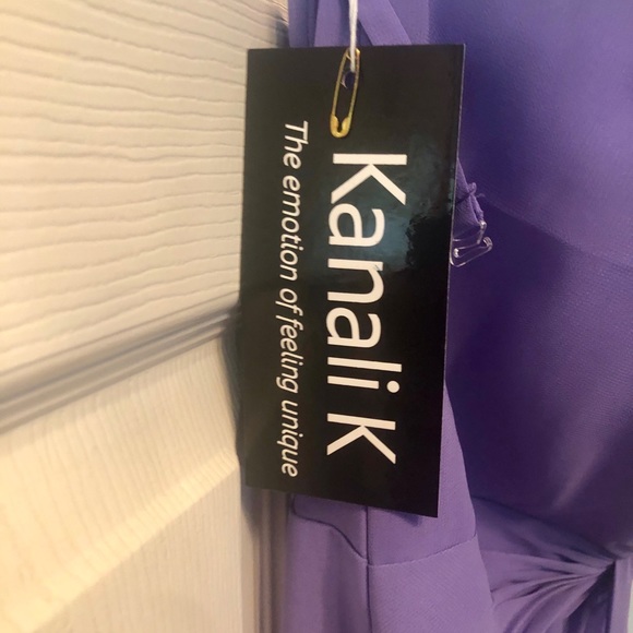 Kanali K 1654 strapless gown orchid sz 6. - Picture 4 of 8